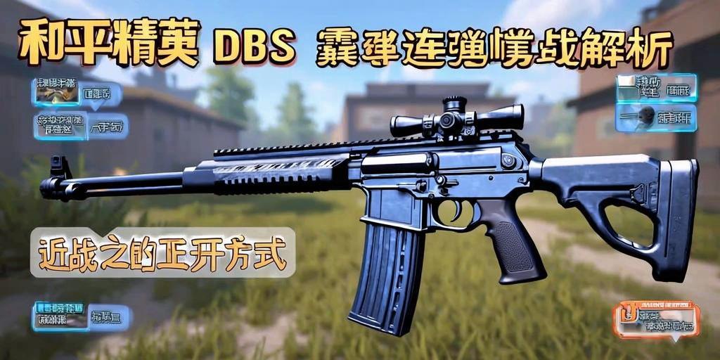 和平精英DBS霰蛋连喷实战解析，近战之王的正确打开方式，和平精英DBS霰蛋qiang近战制霸攻略，连喷技巧与实战解析  第1张